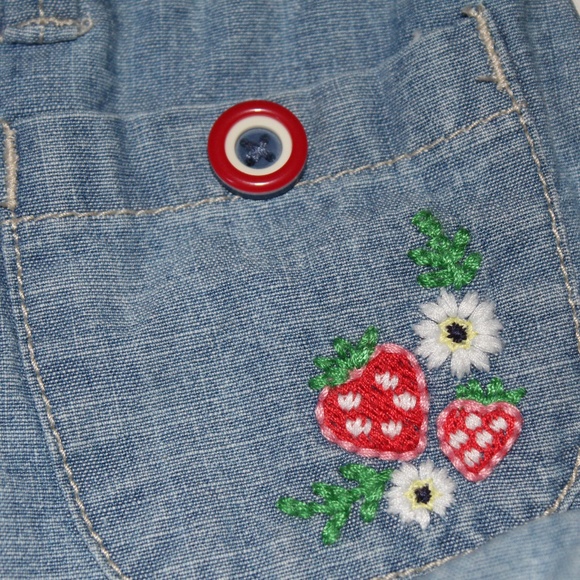 NWT OshKosh B'gosh lot watermelon shirt shorts 18 - Picture 4 of 6